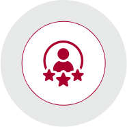 Grupo de personas y estrellas